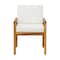 Alaterre Furniture Okemo Acacia Outdoor Dining Chair with Cushion ANOK02ANO - alternate 3